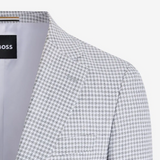 Slim-fit jacket with puppytooth pattern