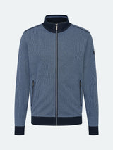 Bugatti Houndstooth Full Zip Sweater