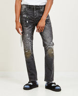 Neon Thunder Vintage Repair Denim Jeans