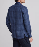 Emanuel Berg Dobby Check D-Constructed Shirt Jacket