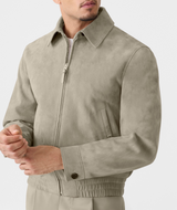 GIOVANNI-SU Suede Bomber Jacket
