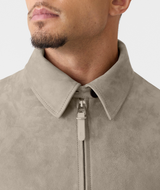 GIOVANNI-SU Suede Bomber Jacket