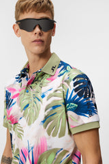 J. Lindeberg Tour Tech Reg Fit Print Polo
