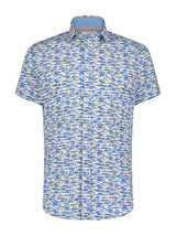 A Fish Named Fred Short Sleeve Shirt with Fishes Print