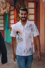 A Fish Named Fred Shirt SS sunset sahara