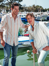 A Fish Named Fred Shirt double stripe