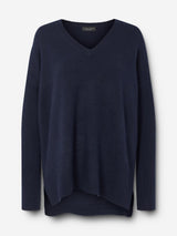 Sand Women's Christa V Dark Navy Blue Sweater