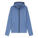 Sicon Reflective-branding hoodie with zip front