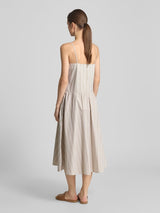 Max Mara Ettore Stripe Cotton Sundress