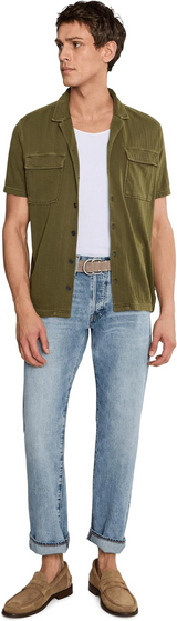 John Varvatos Amadora Camp Collar Shirt