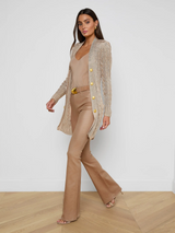 L'Agence Penelope Cabled Cardigan