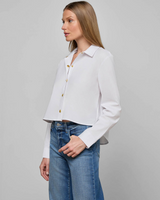 Cosette Crop Hi Low Shirt