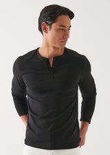 Pima Cotton Stretch Henley