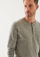 Pima Cotton Stretch Henley