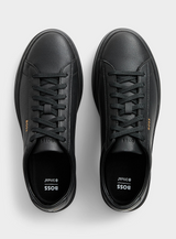 Kieran Leather trainers with rubber sole