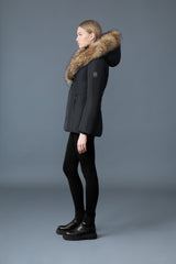 MACKAGE ADALI-F Down coat with natural fur Signature Mackage Collar