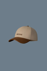 Mackage Anderson-NV Cotton Canvis Cap with Leather Brim