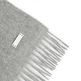 BOSS HEROSO GREY WOOL SCARF