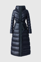 CALINA-RZ Lustrous down maxi coat