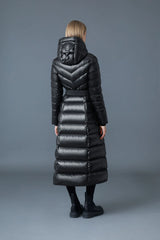 CALINA-RZ Lustrous down maxi coat