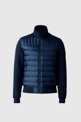 COLLIN-R Nano Down Mixed Media Bomber Jacket