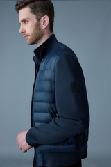 COLLIN-R Nano Down Mixed Media Bomber Jacket