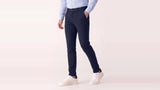 MOBILE FLAT FRONT PANT IN TWILIGHT TWILL JERSEY