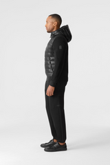 FLETCHER Mixed-Media Down Hooded Jacket