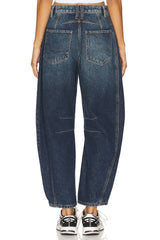 Free People Good Luck Mid Rise Barrel Jeans