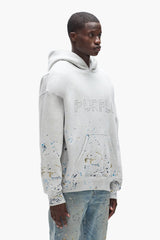 Purple Studded Gothic Camo Hoodie