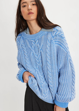 Free People Frankie Cable Sweater