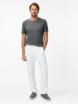 John Varvatos Devine Crew in Broken Stitch and Reverse Wash