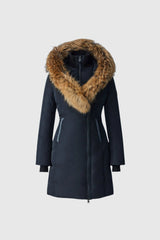 MACKAGE KAY-F Down coat with natural fur Signature Mackage Collar