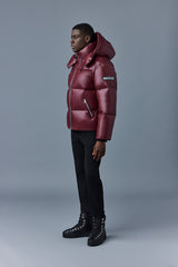 Mackage Kent-Z Garnett Lustrous Light Down Jacket with Hood