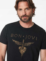 BON JOVI HEART AND DAGGER TEE