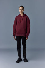 Mackage Krys Garnet Unisex Hoodie with Velvet Embroidery