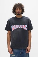 Purple 3D Metal Tee