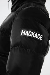 MADALYN-GLO High-Gloss Down Jacket With Removable Hood