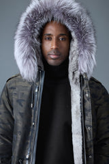 MACKAGE MORITZ-JC Fur-Lined Camo Down Parka