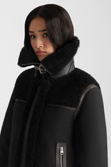 NIKOLINA mixed media jacket