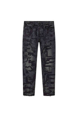 Purple P001 Grunge Print