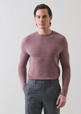 Merino Wool Ribbed Crewneck