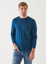 Patrick Assaraf Merino Krypton Crewneck Sweater