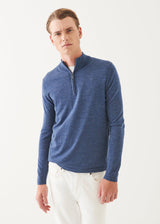 Patrick Assaraf Extra-Fine Merino Quarter Zip