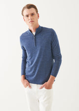 Patrick Assaraf Extra-Fine Merino Quarter Zip