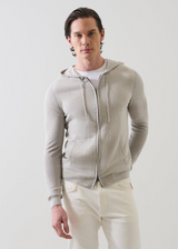 Patrick Assaraf Cotton/Cashmere Blend Full Zip Hoodie