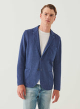Patrick Assaraf Mens Knit Blazer