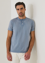 Patrick Assaraf Vintage Wash Henley
