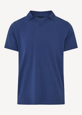 Patrick Assaraf Pima Cotton Stretch Open Polo