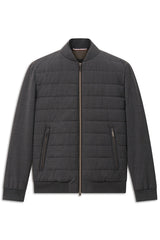 Transitional Bomber with Virgin Wool